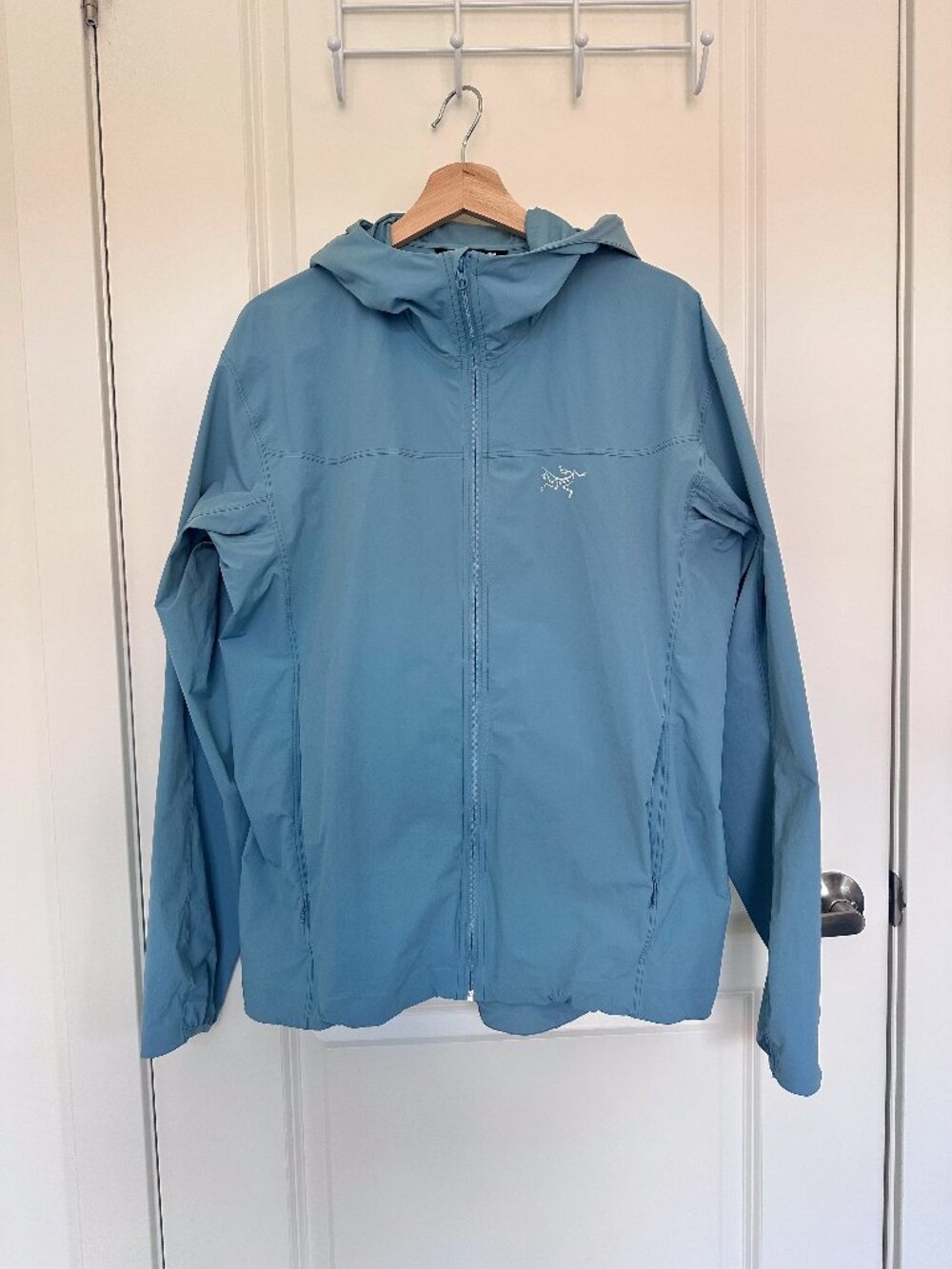Arc'teryx Men's Gamma Lightweight Hoody Jacket in Blue | Size: Medium